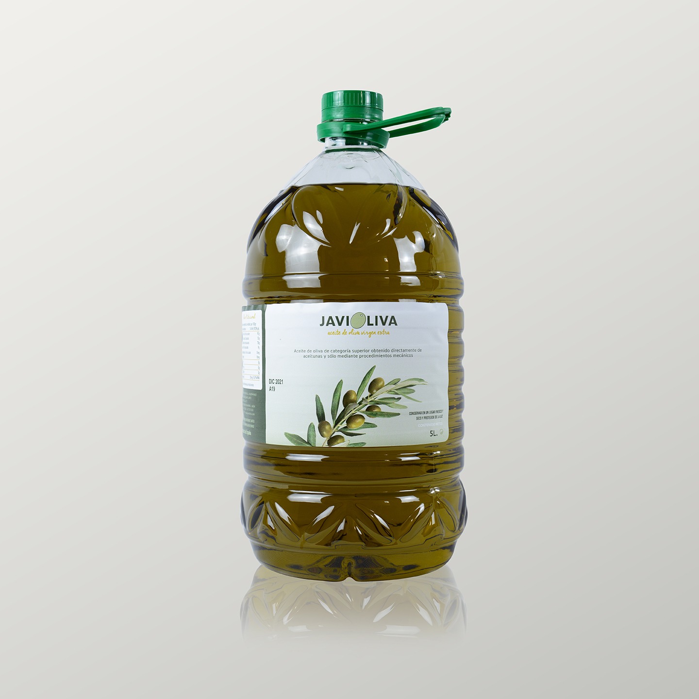 - 1 Garrafa 5 litros AOVE variedad Picual - Garrafa 5 litros PET