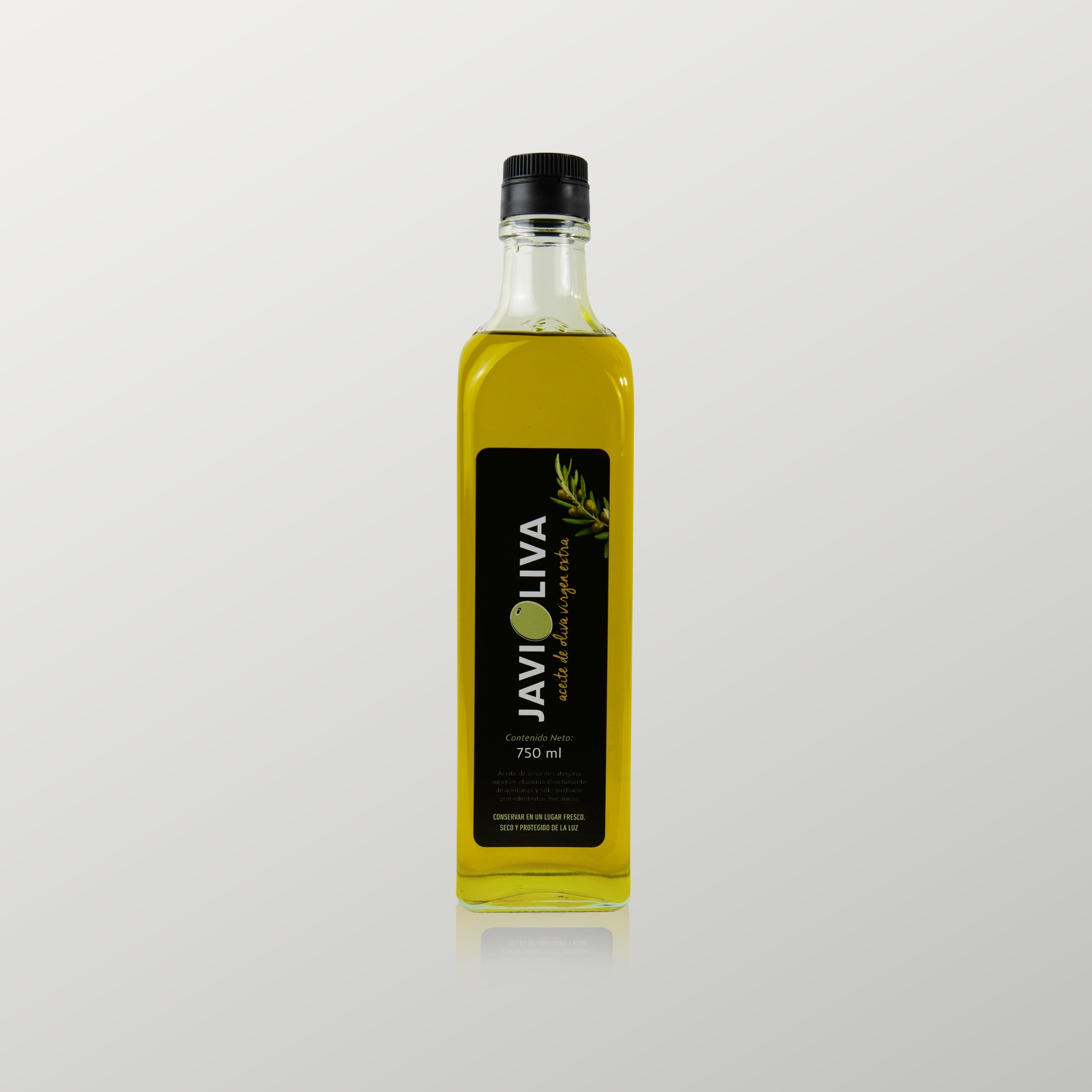 Caja AOVE variedad Picual - Botella  750 ml CRISTAL (12 unidades)